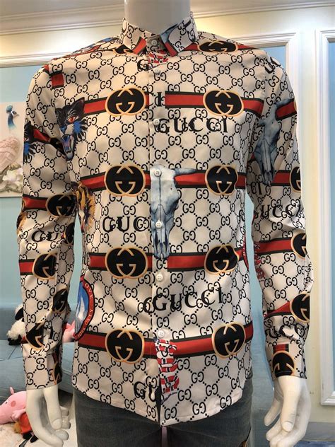 gucci inspired shirt men|Gucci casual outfits.